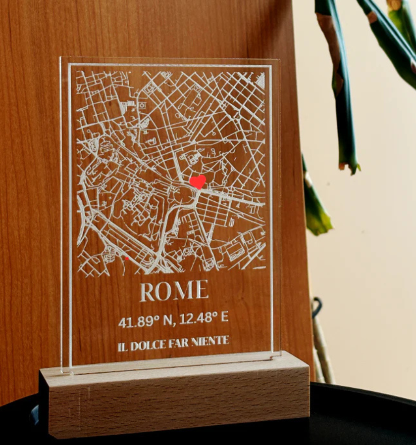 GlowLamps Map LED лампа