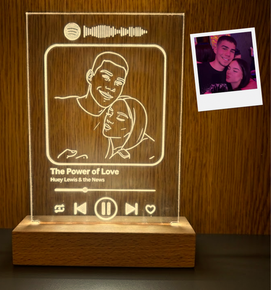 GlowLamps Spotify LED лампа