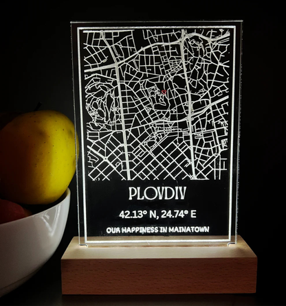 GlowLamps Map LED лампа