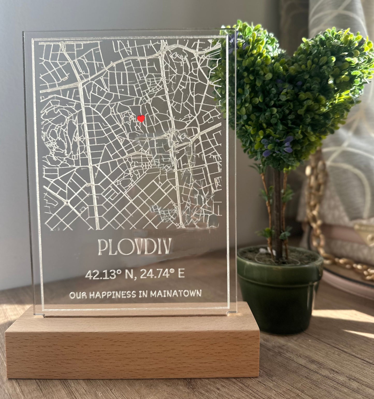 GlowLamps Map LED лампа